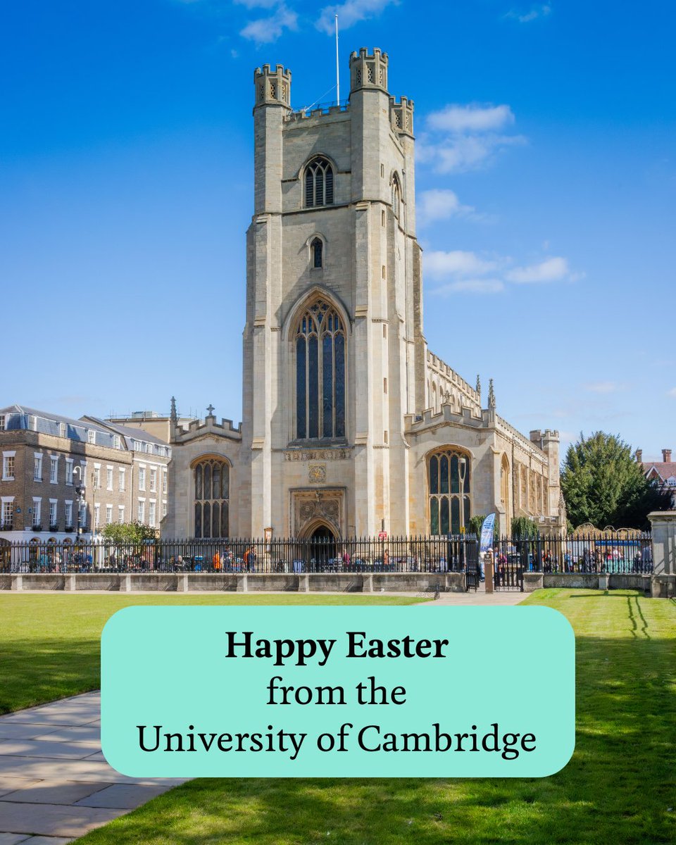 Cambridge University (@cambridge_uni) on Twitter photo Happy Easter to everyone celebrating in the Cambridge community πππΈ
We hope you enjoy the eggs-tended weekend! π₯
π <a href="/GreatStMarys/">Great St Mary's, The University Church, Cambridge</a>
π· Lloyd Mann Happy Easter to everyone celebrating in the Cambridge community πππΈ
We hope you enjoy the eggs-tended weekend! π₯
π <a href="/GreatStMarys/">Great St Mary's, The University Church, Cambridge</a>
π· Lloyd Mann