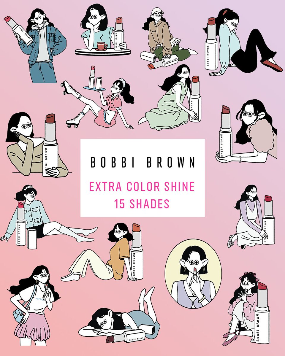bobbibrown_jp's tweet photo. ＝＝＝♡
本日5/1(木)～
ボビイ ブラウン スタジオ（百貨店店舗）/公式オンラインショップ共通
♡＝＝＝
エクストラ カラー シャインを1本ご購入につき、EHWAコラボレーションステッカーをプレゼント💄

*なくなり次第終了

詳しくはこちら
https://t.co/aFHPv91IFe https://t.co/OdT3N8Xv1I