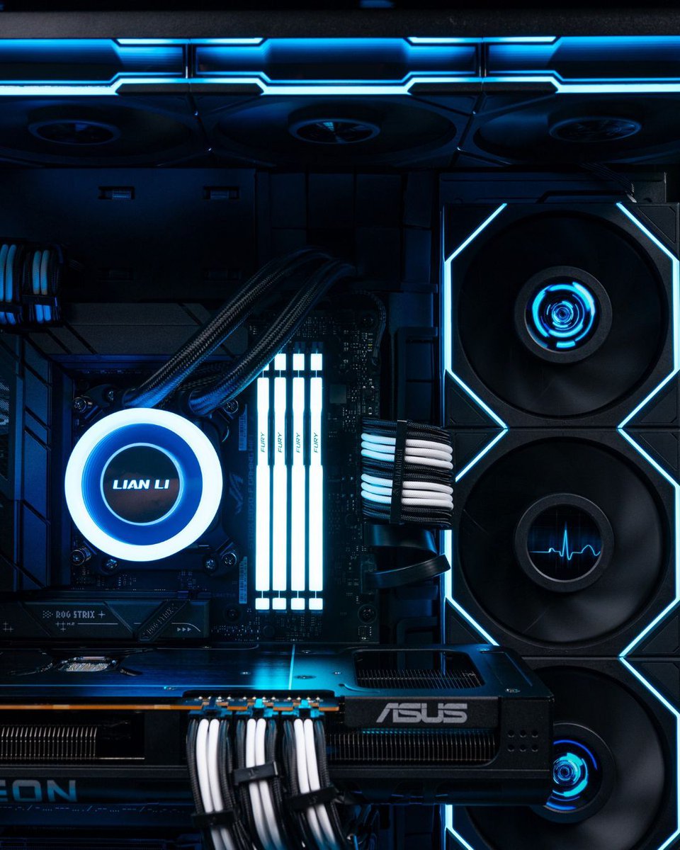 GlobalLianli's tweet image. Efficient airflow meets powerful performance, wrapped in beautiful aesthetics.

Cr. @pc.elegance

#lianli #cooling #pc #case #aio #setup