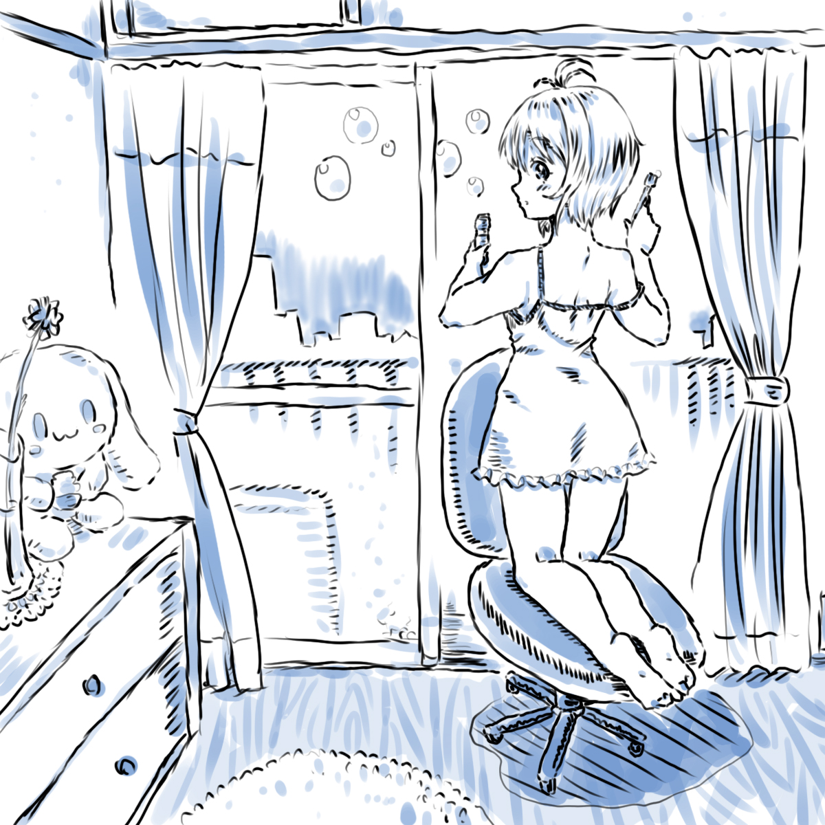 #SiroArt 
ふわ恋。 