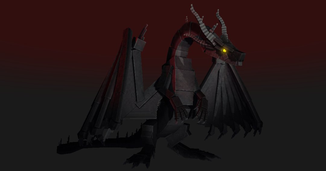 Anch86imator's tweet image. @Mebig_Animation's
Black dragon remade!
body based from Fatalis
#Minecraft #Mineimator #mineimatorrender #Dragon
