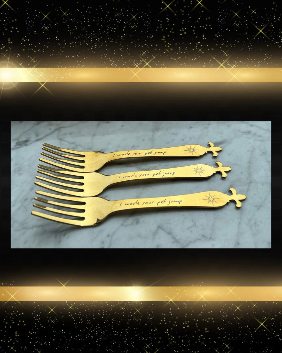BookAddictionAU's tweet image. How cute are these dessert forks made exclusively for our CaPri merch box? Each box will contain 2 forks packaged up in a display case so you can admire them even when they aren't being used!
The forks are food grade and dishwasher safe
#cspacat @cspacat #CaptivePrince