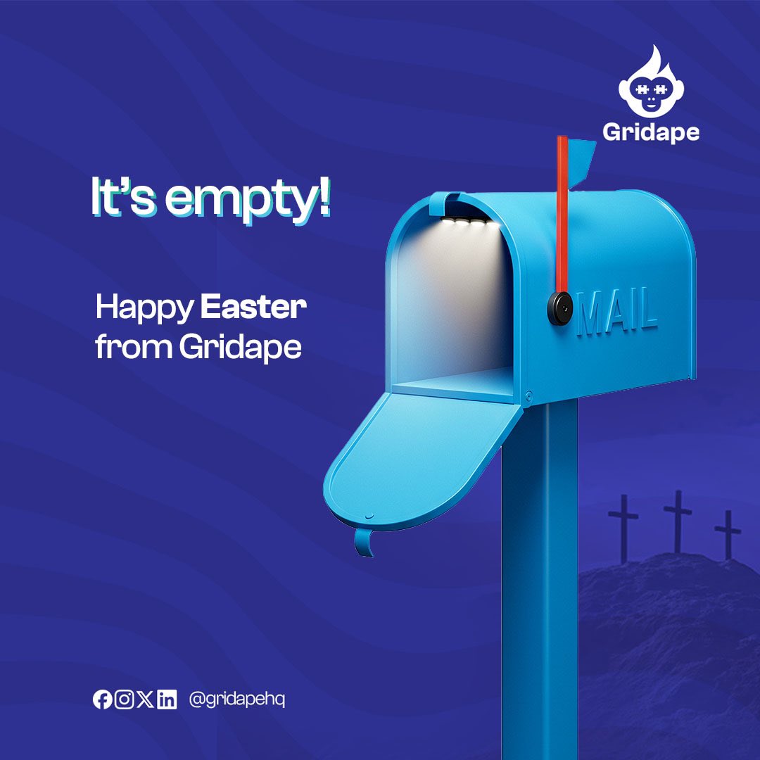 gridapehq's tweet photo. Wishing you a blessed Easter Sunday. 
He is Risen! May this day inspire hope and renewal in all aspects of life.

#HappyEaster #Gridape #gridapehq #easter #emailmarketing https://t.co/7AjK1nAeiW