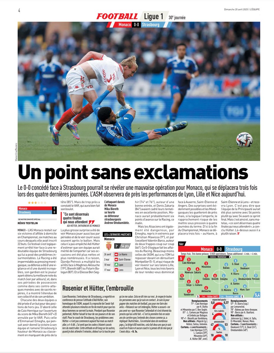 LudoLamoureux's tweet photo. #MONSTRA #ligue1mcdo #J30 #lequipe #leboulardderosenior #vivementlafindesaison #asm #monaco #daghemunegu https://t.co/wJHtmvzNCi