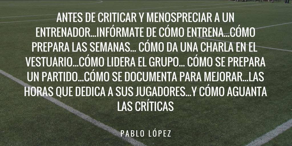 Antes de criticar…