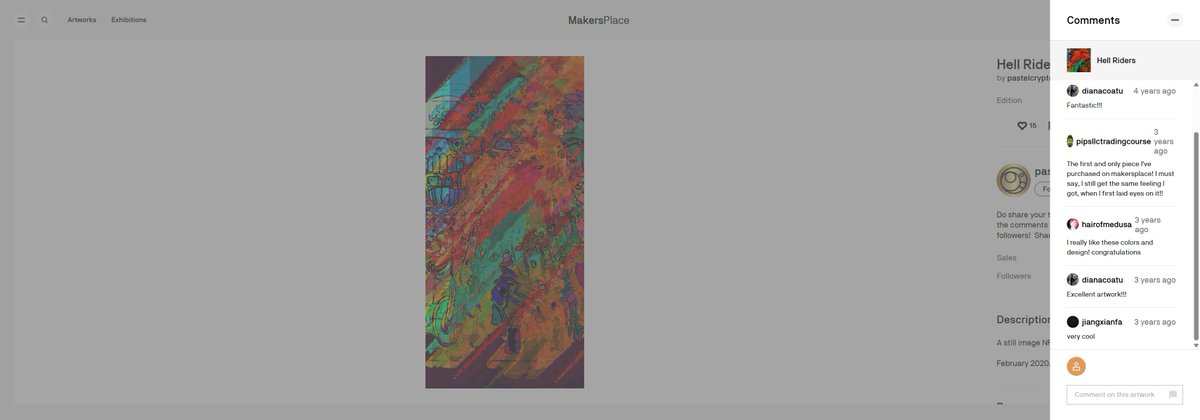 pastelcrypto's tweet photo. @SuperRare 3rd edition of HellRiders coming soon....Read the rave comments for the 1st edition. #NFTCommunity #NFTdrops https://t.co/IAHYK9fNv6