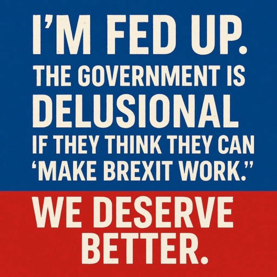 ChrisyDrThomas's tweet photo. @snb19692 Definitely - rejoin Customs Union and Single Market asap
#BrexitCon 
#DumpBrexit https://t.co/dG8nrvdluU