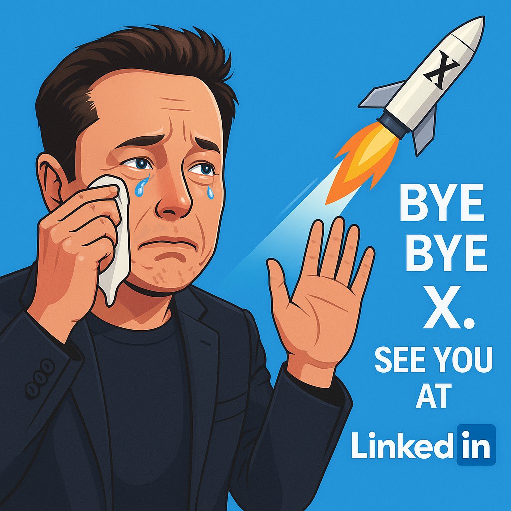 Die Rakete hebt ab, der Content bleibt zurück: Unser Kanal auf X bleibt zwar bestehen, aber inhaltlich heißt es Touchdown. Wir konzentrieren unsere Energie ab sofort ganz auf LinkedIn – dort geht’s weiter mit frischen Ideen, spannenden Insights und echtem Mehrwert. Folgt uns 🚀