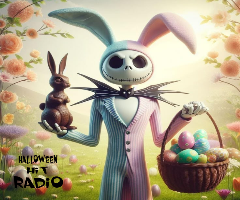 HalloweenHit's tweet photo. HAPPY HORROR EASTER 🐰

The horror Easter Bunny was there and was in your garden at night.

#happyeaster #halloweenhitradio #thescarytheradio #halloweenradiostation https://t.co/SlYpq9ukCP