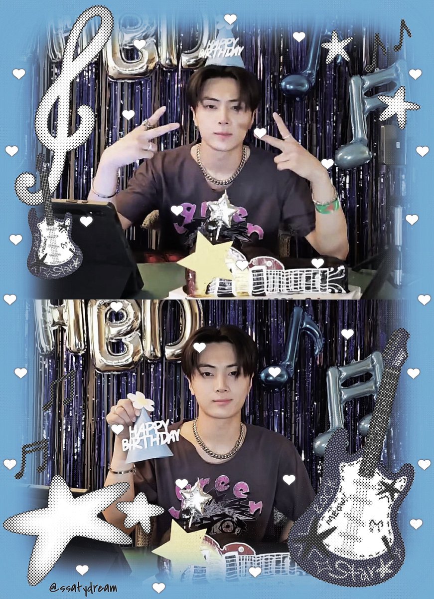 mainlyjay's tweet photo. happy birthday, rockstar ! ☆ #enhypen_jay https://t.co/psfRjkmLtq