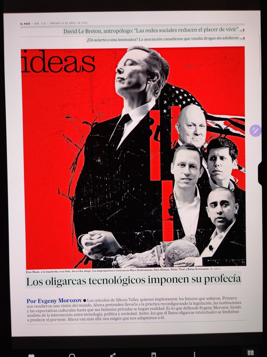 My essay on oligarch intellectuals in today's El Pais elpais.com/ideas/2025-04-…
