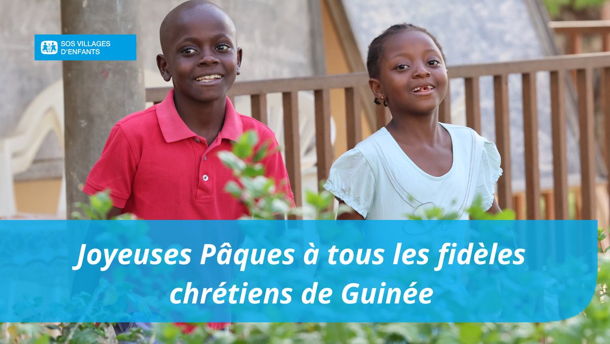 Au nom des enfants et de l’ensemble de notre personnel, nous souhaitons joyeuses fêtes de Pâques à tous les fidèles chrétiens de Guinée.
En ce jour important, pensons aux enfants, qui ont perdu la prise en charge parentale ou qui sont à risque de la perdre.