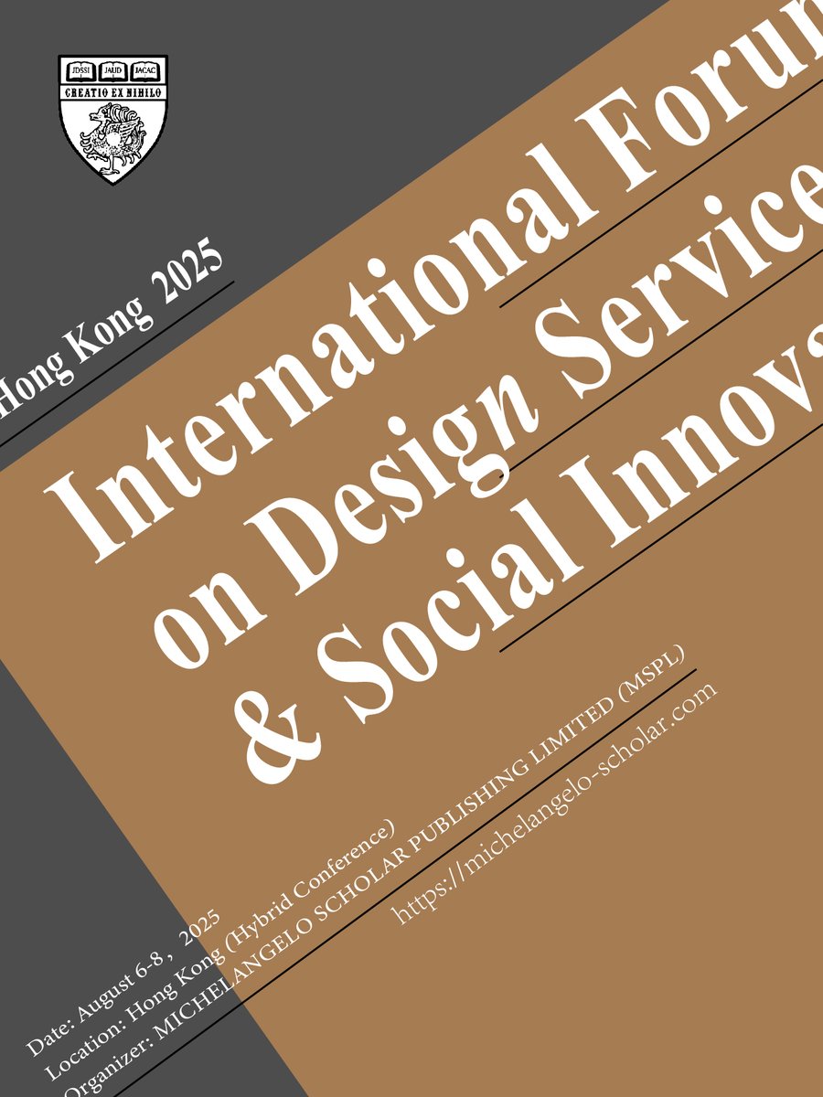 YOUTOO2022's tweet photo. Forum Information | Hong Kong・2025：International Forum on Design Service &amp; Social Innovation
https://t.co/CZRlpbyjKD👏 https://t.co/Wpy2ICSkGl