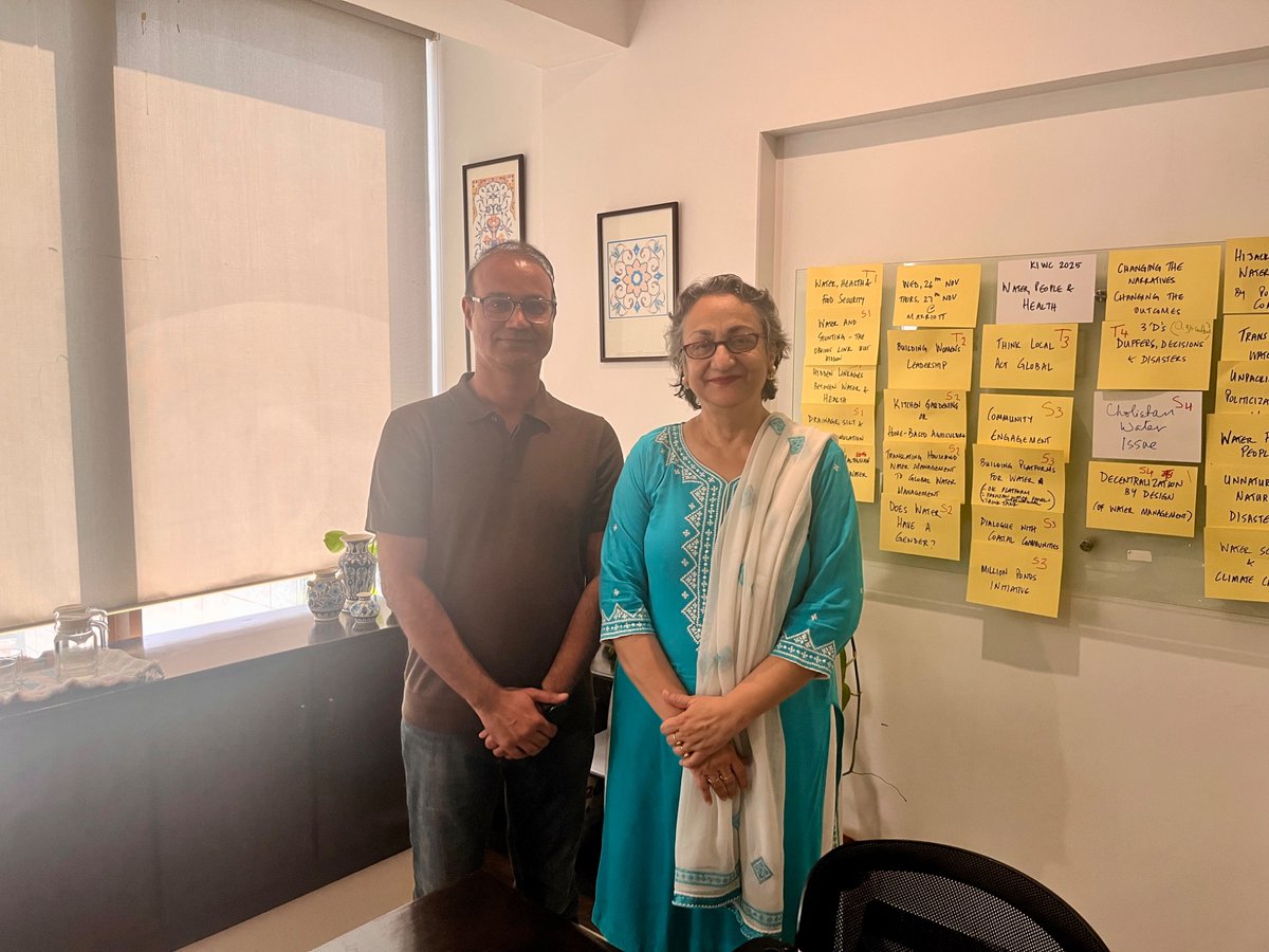It was an insightful meeting and discussion, especially about the intersection between water &amp; gender &amp; current canals issues with Madam Simi Kamal, Chair of the Board of Governors <a href="/IWMI_/">IWMI</a> 

Sindh should engage with such water experts on the canal’s issue.