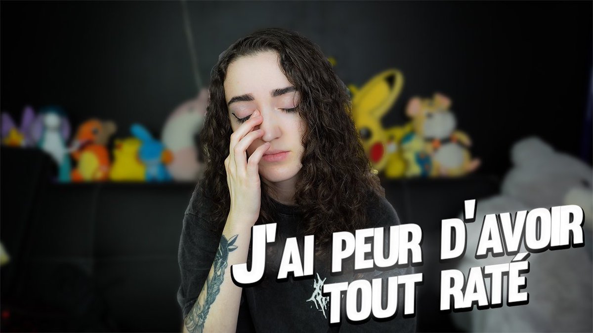 J’ai peur d’avoir tout raté.

youtu.be/uXeOxTjkgMo