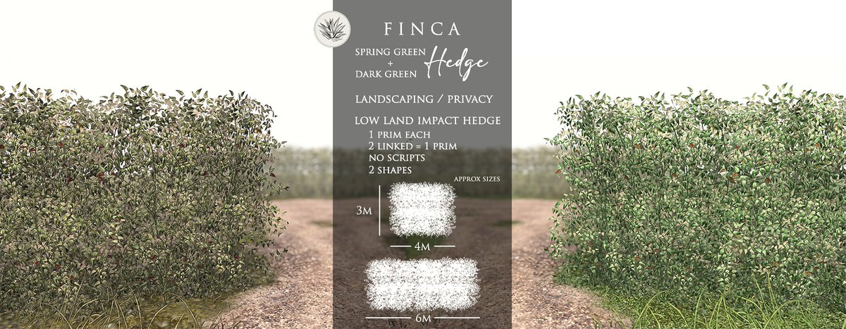 KawaiiFeedSL's tweet photo. FINCA Spring Gree &amp; Dark Green Hedge〡Weekend Sales @ Mainstore〡Taxi: https://t.co/Qd23ErRsVh
#secondlife #metaverse #finca #weekendsales #mainstore #kawaiifeed https://t.co/umfjQF8tFd