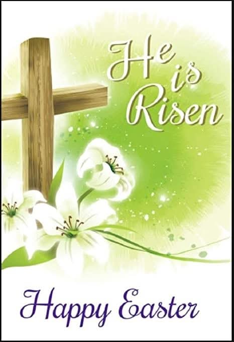 Happy Easter to you all! ✝️
He is Risen! Alleluia! 

Luke 24:6-7
He is not here; he has risen! Remember how he told you, while he was still with you in Galilee: 'The Son of Man must be delivered over to the hands of sinners, be crucified and on the third day be raised again.'