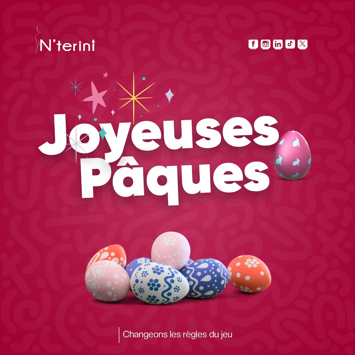 NTerini's tweet photo. 🌸🐣 Joyeuses Pâques à vous tous ! 🐣🌸

Que cette journée vous apporte joie, douceur et moments précieux. Profitez bien ! 🤍✨

#JoyeusesPâques #Renouveau #Chocolat #bonnefête #pâques #Nterini #Mali https://t.co/nfHzAoZlkB