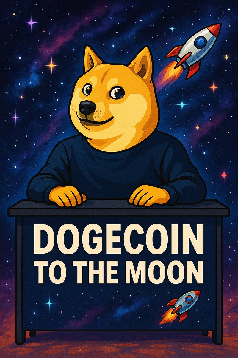 ErnieeSzn's tweet photo. @bitgetglobal @dogecoin Doge suits up, rockets blaze, and the moon awaits, a bold meme tribute to the unstoppable spirit of Dogecoin
#DogeDay #BitgetDogeDay https://t.co/LYdhcKQtG6