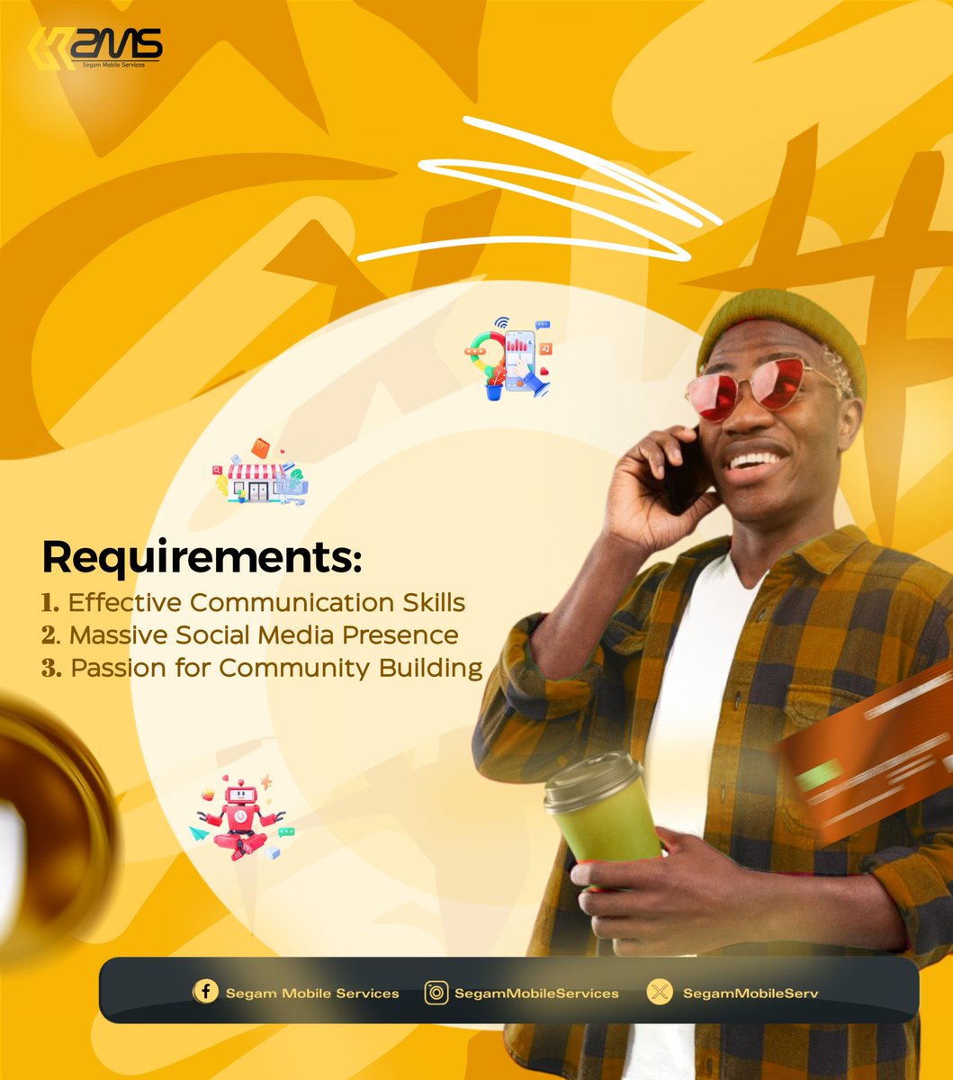 SegamMobileServ's tweet photo. If you are a student in any Nigerian tertiary institution (university, polytechnic, college of education, etc.), we need you here. Yes, you! 🫵🏾And we've got a lot in store for you too as you join the SMS digital revolution.

Message us on WhatsApp now.

https://t.co/nHfYKF2qrq https://t.co/nnISRxCJBp