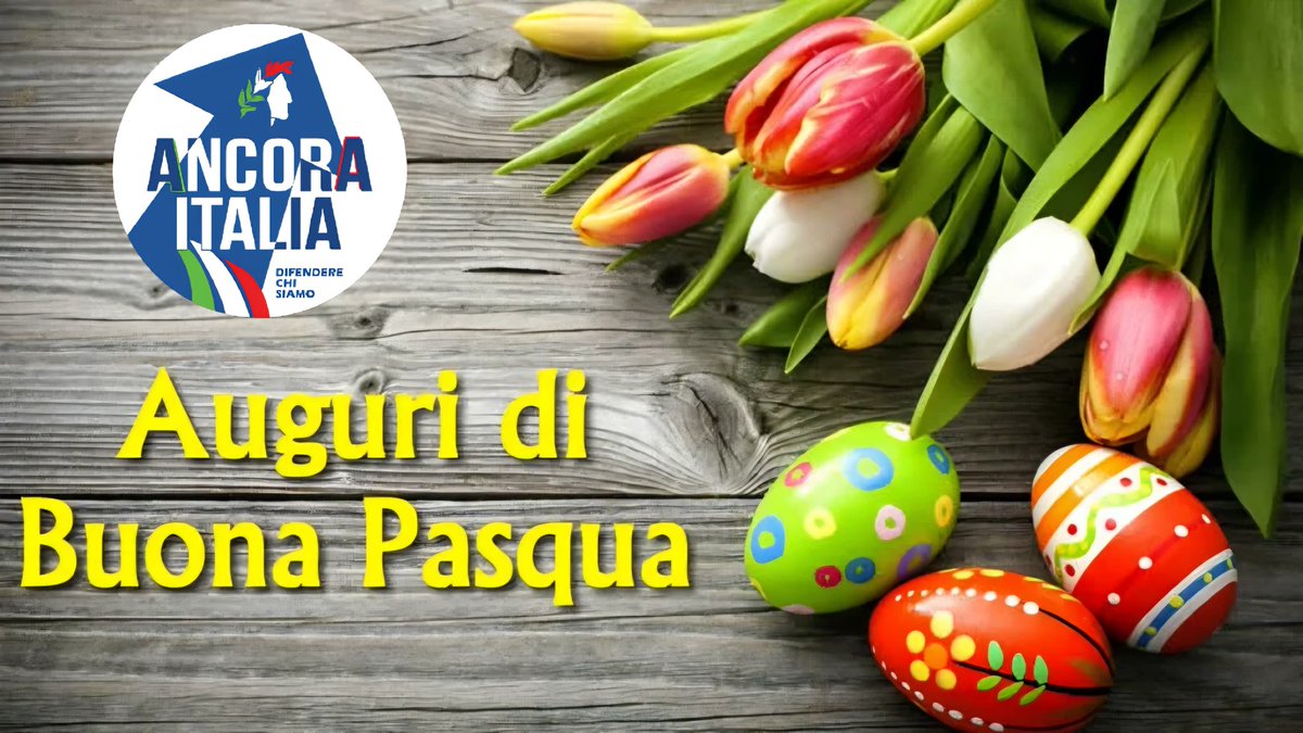 Oggi vorremmo regalarvi più sovranità e pace:

La sovranità per renderci più liberi e la pace per augurarvi una serena e santa Pasqua!

Ancora Italia
Difendere Chi Siamo