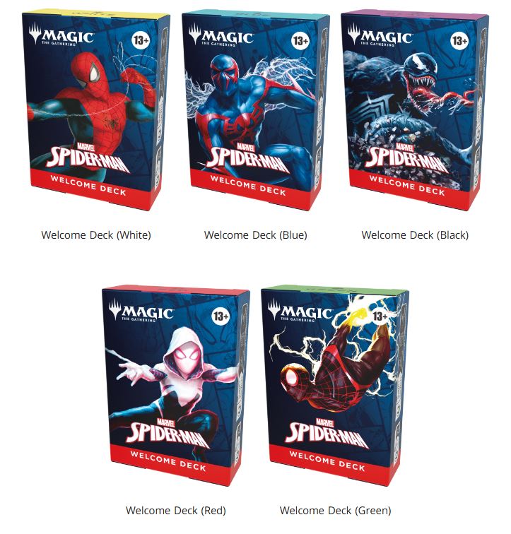 MTG スパイダーマン コラボのスリーブ、デッキケース、プレイマット
