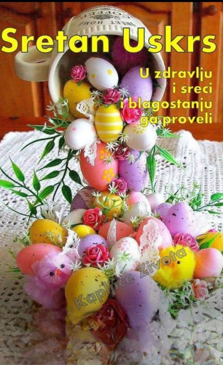 Sretan blagoslovljen Uskrs 🥚🐇 svima koji slave 🥚🐇