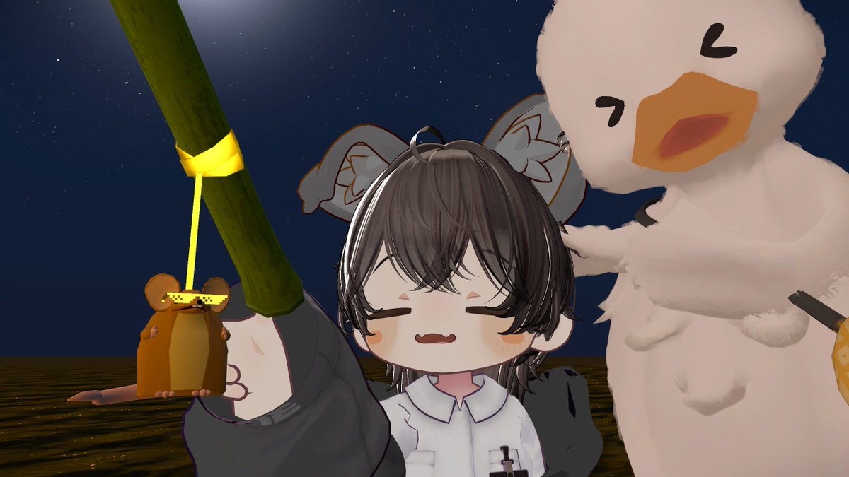 GAMI1357719's tweet photo. おわー!うおー!!
ねずみとチーズ両方SR釣るの苦行でした
#VRChat #simplefishing https://t.co/CKyRsZHPqq