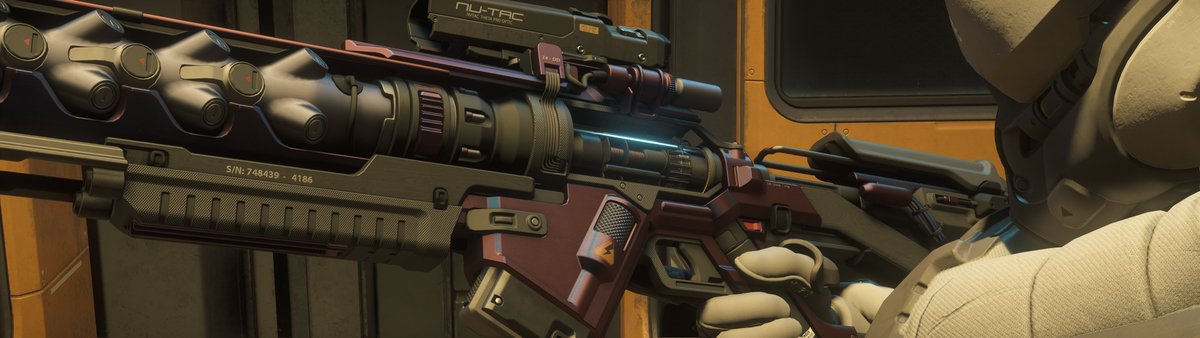 MadSoul87's tweet photo. I might be stepping into @AnthropicDualiT's area of focus here, but I got to admit this rifle is a work of beauty. Kinda starting to get his fascination with the weapon designs in SC.
@RobertsSpaceInd #StarCitizen #Atzkav #DEOCR https://t.co/yYfMsfzaZC