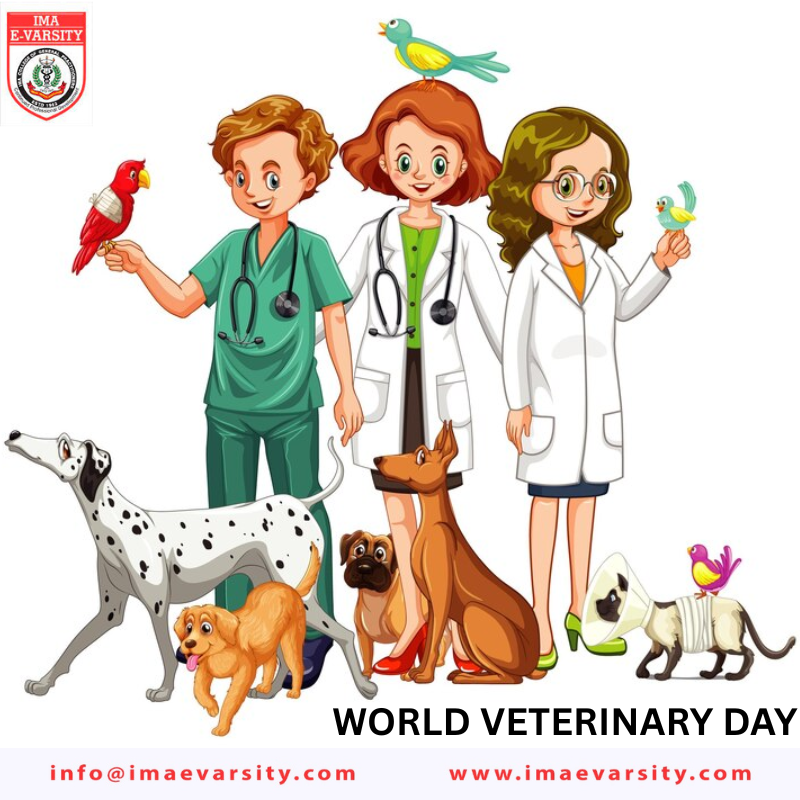 imaevarsity's tweet photo. To all the veterinary surgeons who are always there to take care of the animals, I would like to wish you a very Happy Veterinary Day. You are doing an amazing job. #happyveterinary #veterans #veterinary #veterinaryprofessionals #animals #imaevarsity #ima https://t.co/6QjWMMotmC