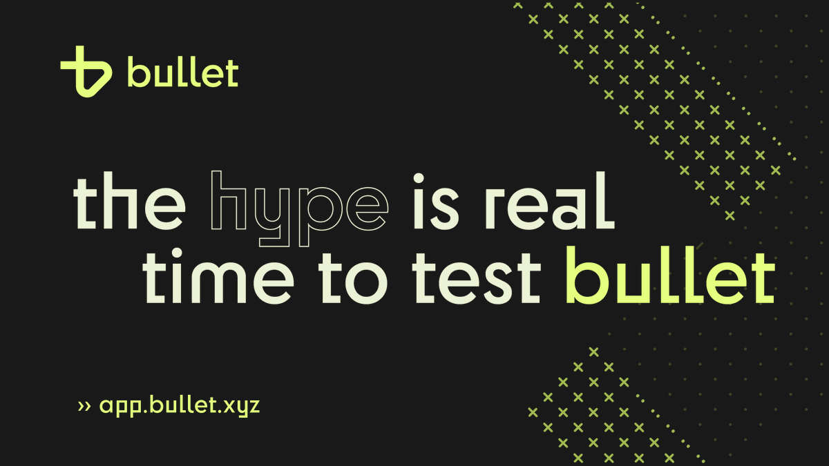Sam_defii's tweet photo. 🧪 Trading infra isn’t just backend tech.
It’s your execution edge.
Bullet makes your app feel fast—even under pressure.
#BuiltForTraders
🧰 Devs: plug into Bullet once. Get long-term speed.
No tuning. No patches. Just scale.
#BulletSDK #InfraThatLasts @bulletxyz_ https://t.co/O22tM7TpqI