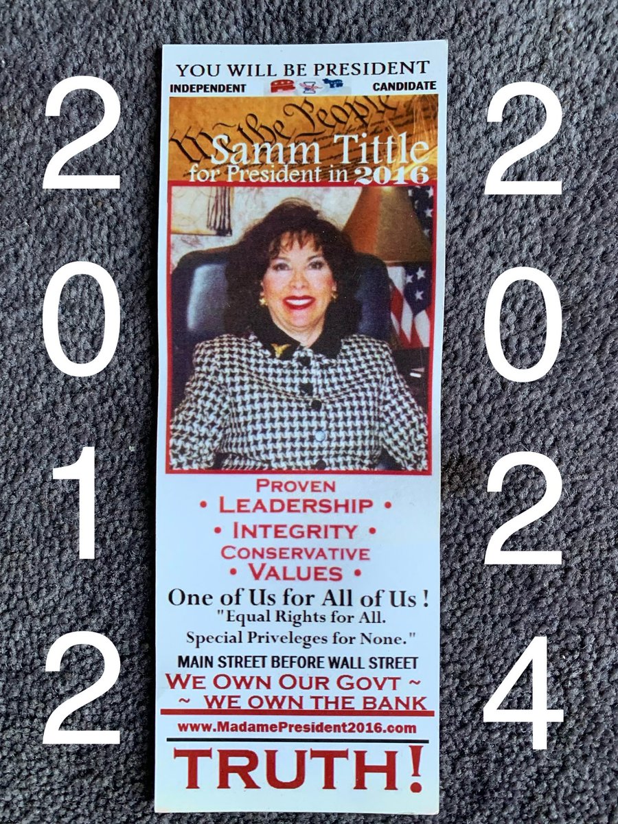 SammTittle's tweet photo. #TimeForYouToCallSammTittle our #FirstWomanPresidentSammTittle2012. 
(202) 316-6278 If not immediately available leave two good Times and a good Personal Number. 

Now that you have been Using #SammTittlePlatformAndPolicies — you have a Major Problem in A couple of Legal Areas. Certified to Practice Law/Litigation by two (2) Eastern Districts Of Virginia (although in on your Decisions in Practice we have ANSWERS to the “Due Process” Fight and #MoveOut

Do not get frustrated #SoFarSoGoodYouSeemInTheWhiteHouse however in watching you — your Lawyers are missing #OneVeryStrongRecomendation or Two. 

Respectfully submitted; #FirstWomanPresidentSammTittle2012

.@RealTomHoman .@elonmusk .@realDonaldTrump