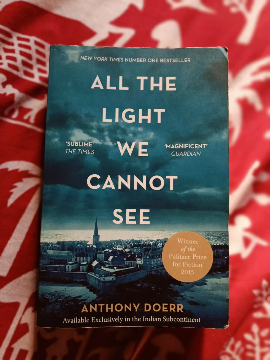 StrAw_hatT's tweet photo. All the Light We Cannot See — beautiful, poetic, and layered. Two lives: Werner, a German orphan, and Marie-Laure, a blind French girl. Set in the 1940s, amidst war, resistance, and the haunting grip of Hitler’s cult. A moving, unforgettable story.
#Anthonydoerr https://t.co/xqz4b3Sk3I