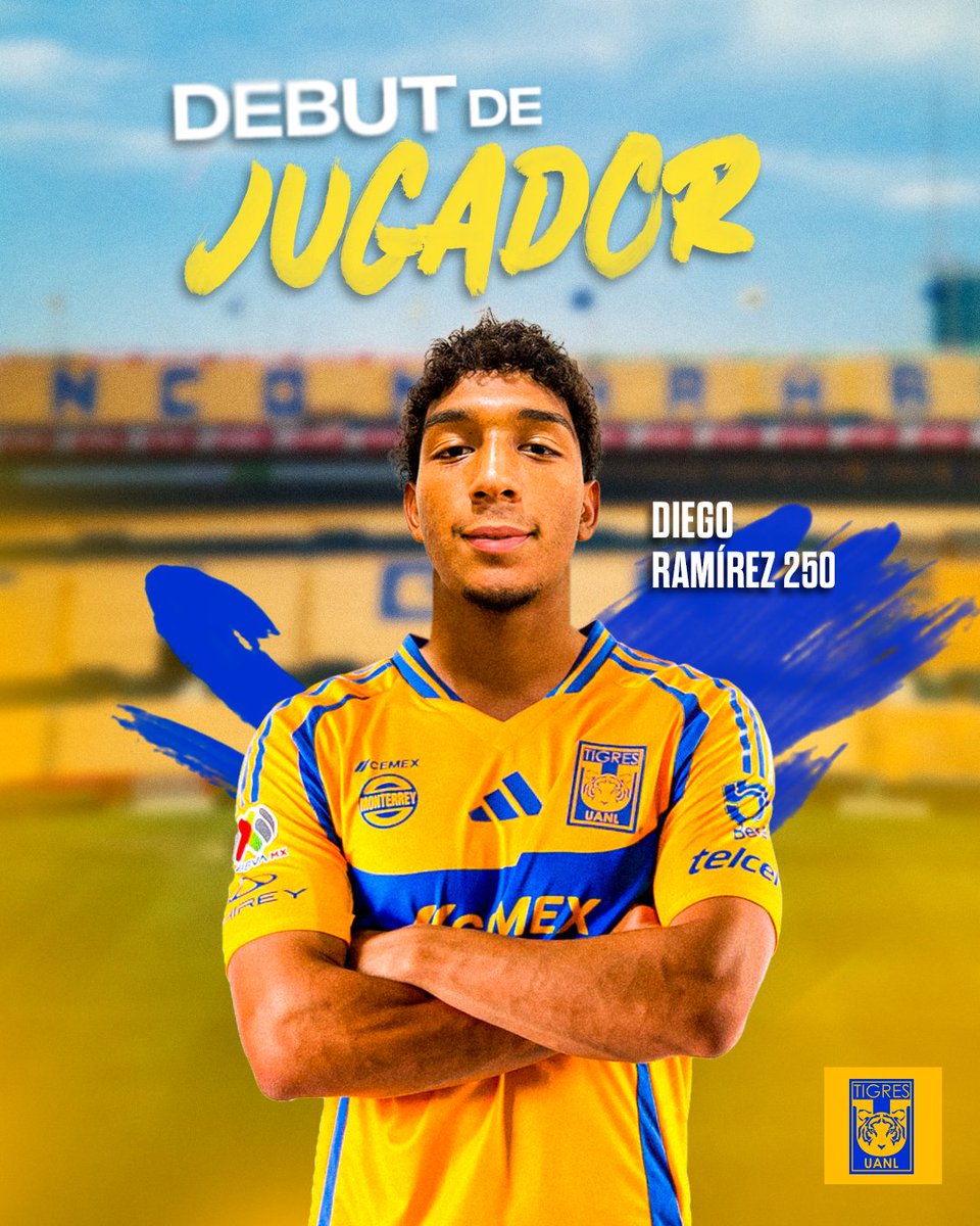 TigresOficial's tweet photo. ¡Bienvenido a Primera División, Diego, que sea el inicio de una gran historia! https://t.co/NY7tafDeFp
