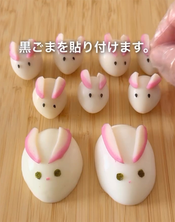 grapeejp's tweet photo. 本日、４月２０日はイースター🥚
卵とかまぼこで作る『イースターバニー』が意外と簡単なんです！

かわいすぎて食べられない…　企業が教える『サラダレシピ』が簡単でびっくり！ https://t.co/Z7fUEWNZJb @grapeejpより https://t.co/3iGR0OF07W