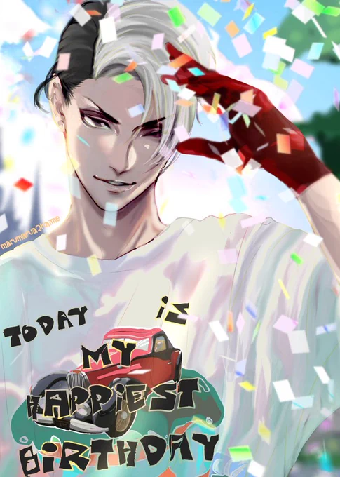 #デイヴィス・クルーウェル誕生祭2025 #デイヴィス・クルーウェル生誕祭2025お誕生日おめでとうクルーウェル先生!学園内巡回して全仔犬どもに祝うチャンスを与えてあげて欲しい 