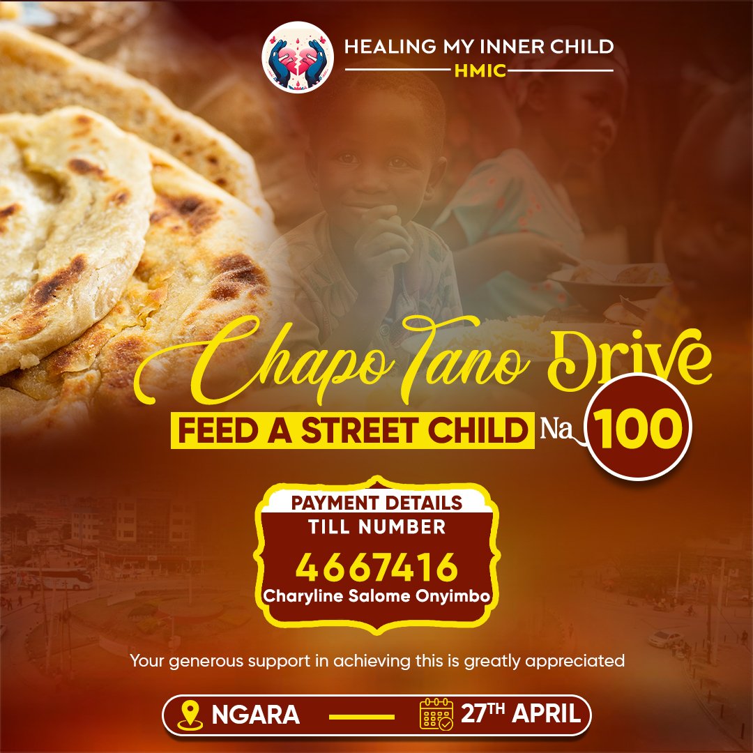 hmic_2024's tweet photo. Introducing third event of the year🥳🥳🥳
Make a kid smile
As you celebrate easter remember the street kids too 🥺, pray for them and donate 100 towards our kitty with till no 4667416.
Mark the date 27th✅ https://t.co/0TjTskPpR9