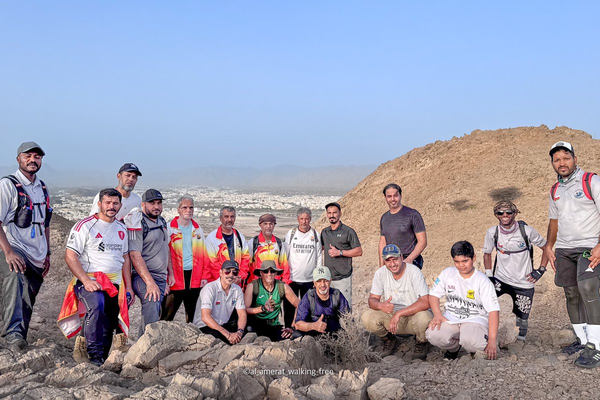 alameratwalking's tweet photo. نظّم فريق العامرات للمسير الحر مسار “كهف الثغور” بولاية العامرات، بمشاركة عدد من هواة ومحبي رياضة المشي، في أجواء مفعمة بالحيوية وروح التعاون، وسط طبيعة خلابة تعكس جمال التضاريس العُمانية وروعة المغامرة https://t.co/v3jMrTVpBa