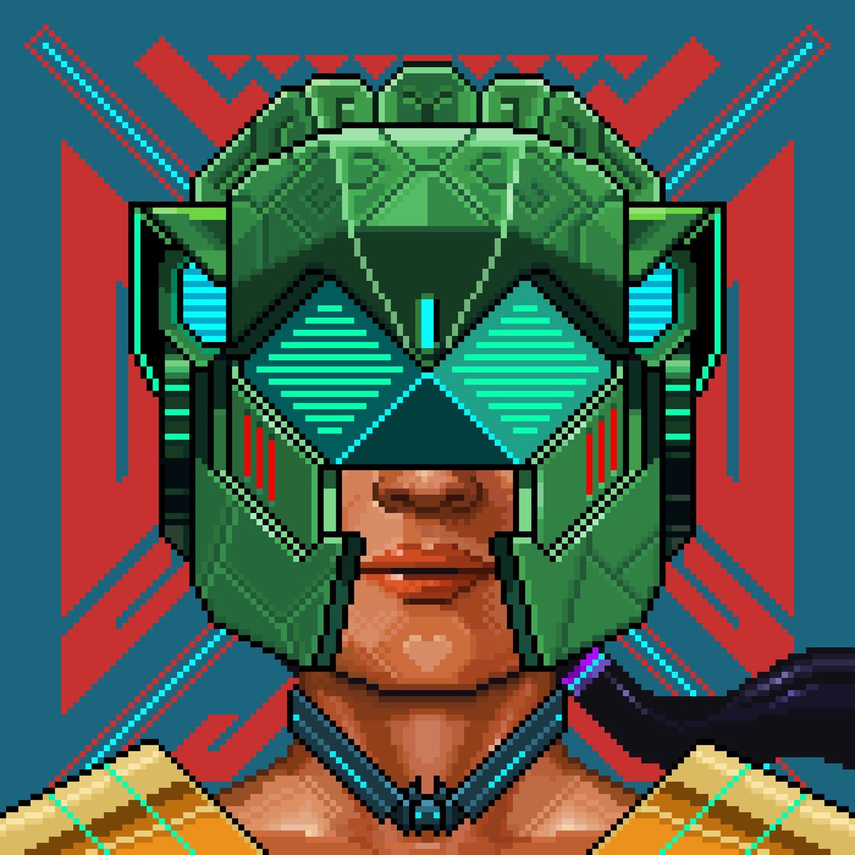CristianGodoyX's tweet photo. Today is a good day or night to share a #PFP #art. #tezosart ❤️ https://t.co/f7PDInjlLK