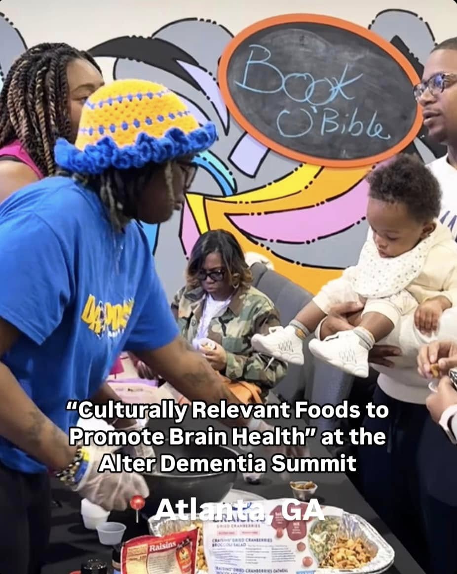 Alter: Inspiring & Equipping Faith Communities (@alterdementia) on Twitter photo Self-Care Sunday! 🧠🍓🥦
At the 2025 ALTER Dementia Summit, attendees explored how cultural food traditions support brain health with dietitian Jasmine Westbrooks-Figaro—and made healthy snacks too!
Learn more: <a href="/EatWellExchange/">EatWellExchange</a>.
#AlterDementia Self-Care Sunday! 🧠🍓🥦
At the 2025 ALTER Dementia Summit, attendees explored how cultural food traditions support brain health with dietitian Jasmine Westbrooks-Figaro—and made healthy snacks too!
Learn more: <a href="/EatWellExchange/">EatWellExchange</a>.
#AlterDementia