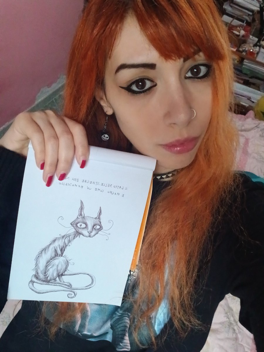 _valentinamilia's tweet photo. Uno strano gatto del mio strano mondo.๐โโฌ๐
#mycharacter #filastrocca #witch #witchy #writer #arte #art #artist #mytale #illustration #illustrator #illustrazione #childrenillustration #childrensbooks #childrenillustrator #childrenbook #childrenart #drawing #drawings #artwork https://t.co/xQE0BgPG1U
