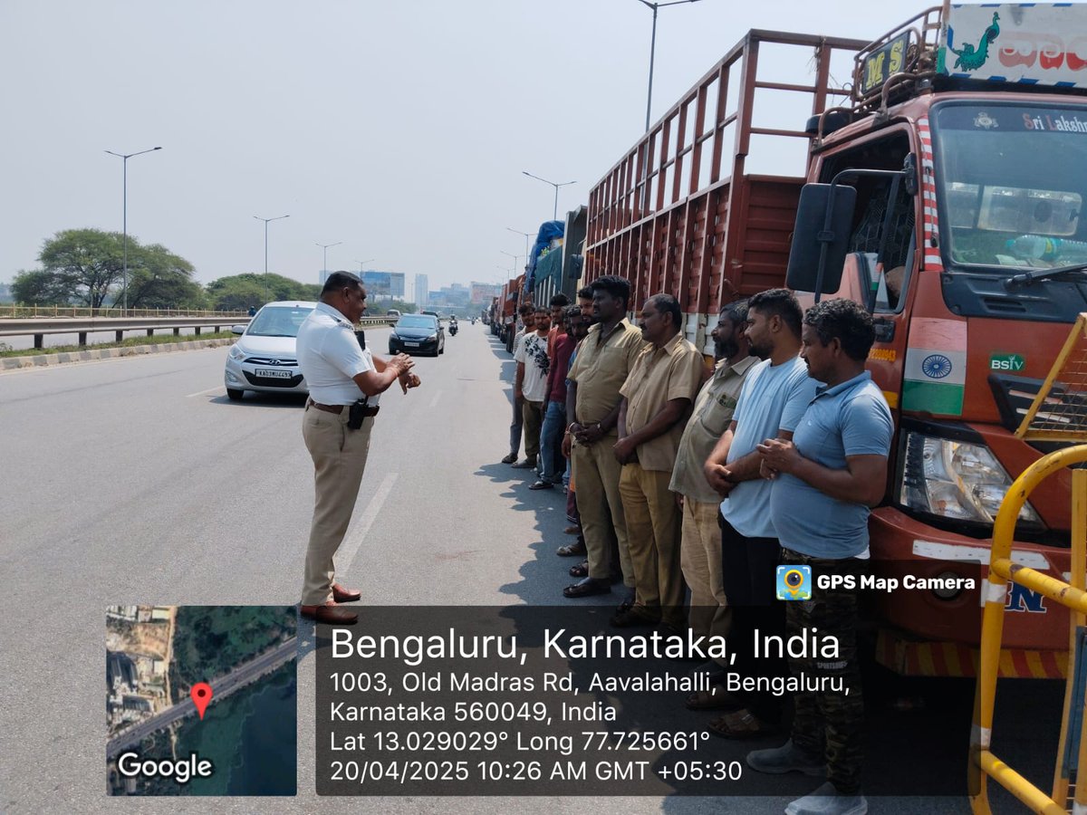 K.R.PURA TRAFFIC POLICE.BENGALURU. tweet media