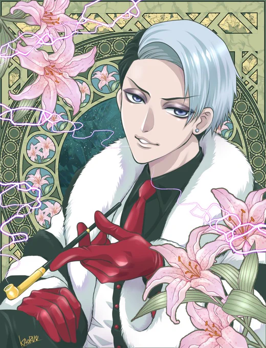 #デイヴィス・クルーウェル生誕祭
#デイヴィス・クルーウェル誕生祭
#ツイステファンアート 
クルーウェル先生
お誕生日おめでとうございます!
過去絵ですが仔犬達から愛を込めて…🎉 