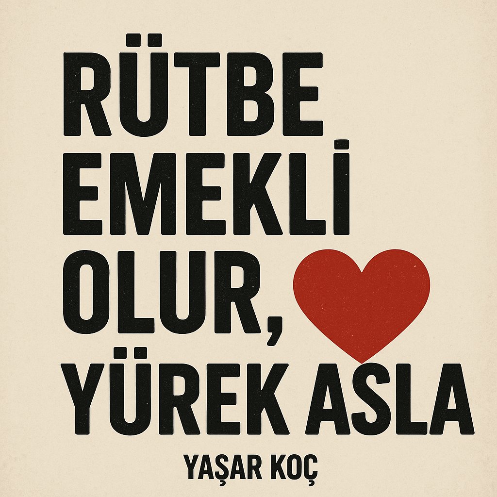 kocyasar26's tweet photo. #RütbesiEmekliYüreğiAstsubayKalır

#AstsubayRuhuHiçEmekliOlmaz https://t.co/sitGfymEDd