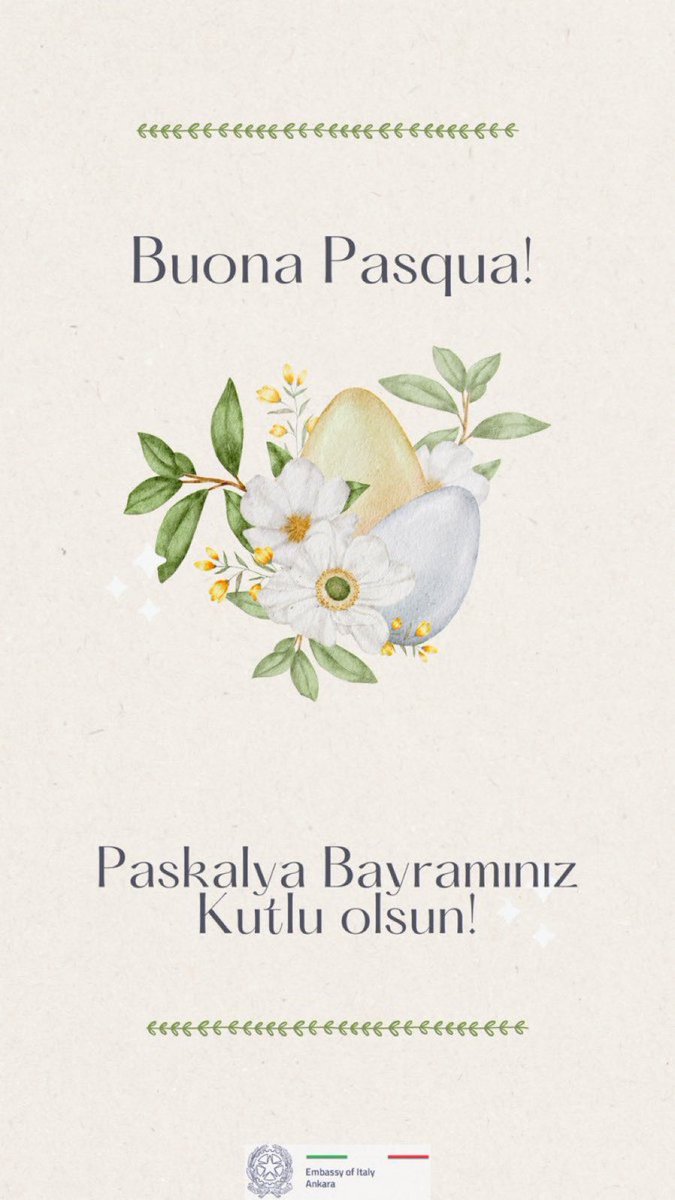 🕊️ In occasione della Santa Pasqua, rivolgiamo a tutta la comunità cristiana i migliori auguri per queste Festività, con l'auspicio che queste possano portare serenità, pace e rinnovamento.