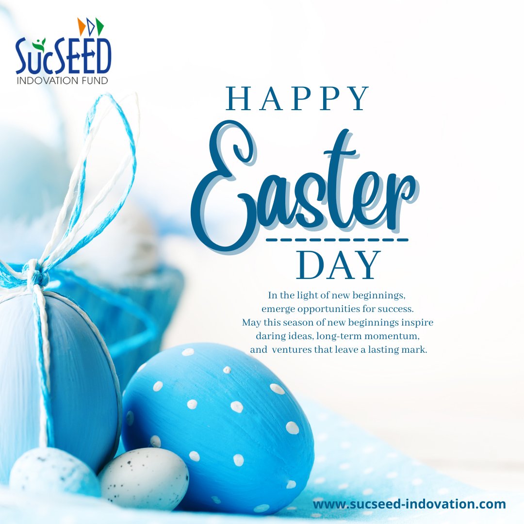 As early-stage investors, new beginnings are our favourite. Every great venture begins as a spark, an idea, a eureka moment. Our goal at SucSEED is to spot these early ventures, and turn them into something big.
As we celebrate new beginnings this Easter Sunday, we invite you to