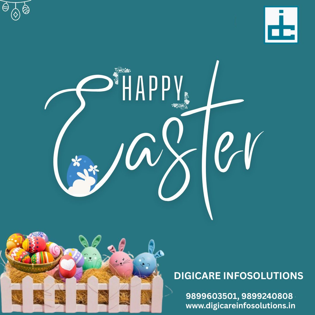 Digicareinfosol's tweet image. Wishing you a joyful Easter filled with hope, renewal, and new beginnings! 
May this day inspire fresh starts and brighter days ahead. Happy Easter from all of us!
#DigicareInfosolution #Digicare #software #happyeaster #easterjoy #newbeginnings #easter2025