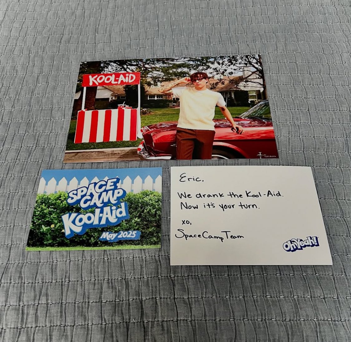 🚨 | A fan received a PR package of the Space Camp x Kool-Aid collab launching May 1st 👀