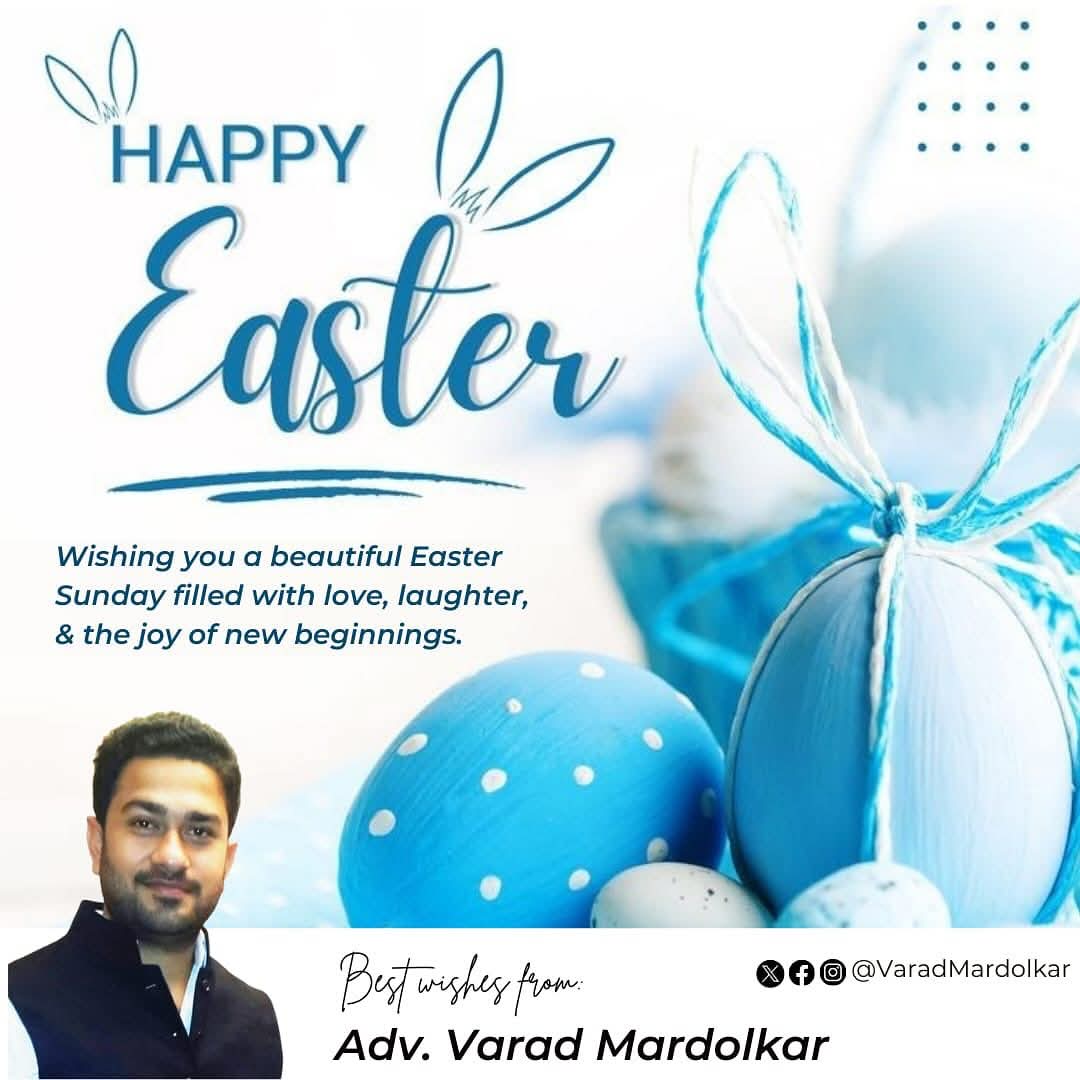 Wishing you and your loved ones a happy and blessed Easter.

May this joyful occasion bring new beginnings, renewed hope, and lasting happiness to all.                     

#Easter