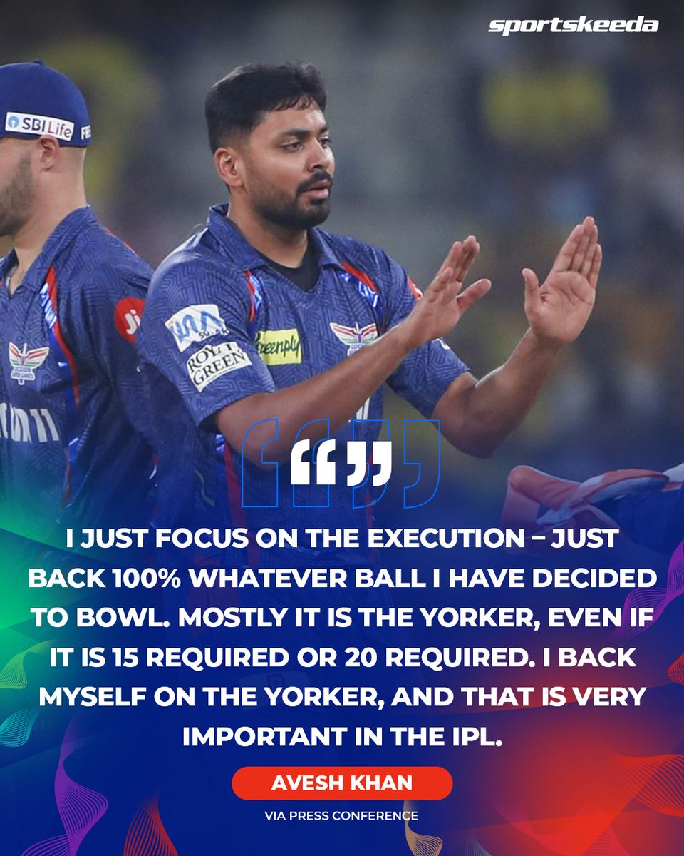 ankita_jkhs's tweet photo. Jahan matter bade hote hai, vahan Avesh Khan ji khade hote hai π
#AveshKhan #Avesh #LSGvsRR #RRvsLSG #IPL2025 https://t.co/aPPOX2Nj24
